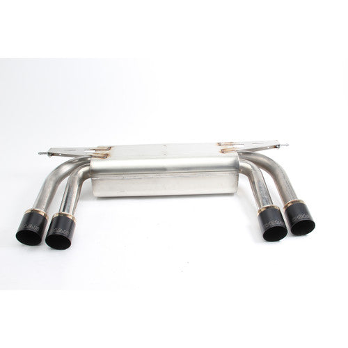Dinan T304 Stainless Sports Exhaust/Muffler with Quad Black Tips for BMW X5M (E70) 2010-2013 & X6M (E71) 2010-2014 – Cat-Back Style Rear Silencer Back Box | Performance Upgrade S63 V8 | Direct Bolt-On