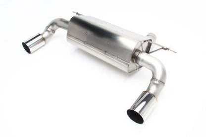 Dinan Free Flow Stainless Steel Exhaust for BMW 2 Series F22 M235i (2014-2015) - Fits M Performance Rear Valance, Helmholtz Non-Drone, Twin 89mm Black Tips, Direct Fit for M235i & xDrive