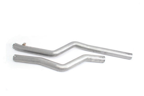 Dinan High-Flow Mid Pipe / Midpipe Centre/Center Section Resonator Delete for BMW 3 Series 340i F30 (2016-2017, B58) - 3.25in T304 Stainless Exhaust Middle Section - Fits OEM or Dinan Axle-Back
