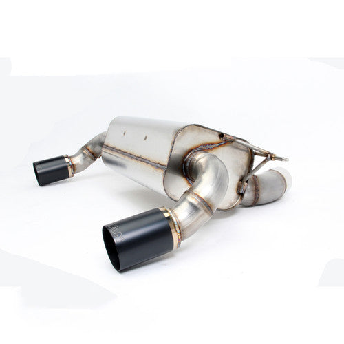 Dinan Free Flow 304 Stainless Steel Performance Exhaust with Twin 89mm Black Tips for BMW M240i F22 (2017) - Helmholtz Drone-Reduced, Bolt-On B58 Coupe