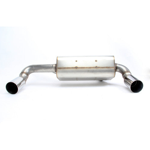 Dinan Free Flow T304 Stainless Axle-Back Exhaust for BMW M240i F22 2 Series Coupe (2017) - Twin 89mm Polished Tips, No-Drone Helmholtz, OEM+ Bolt-On Rear Silencer/Back Box Muffler, B58 Performance Sound Upgrade UK