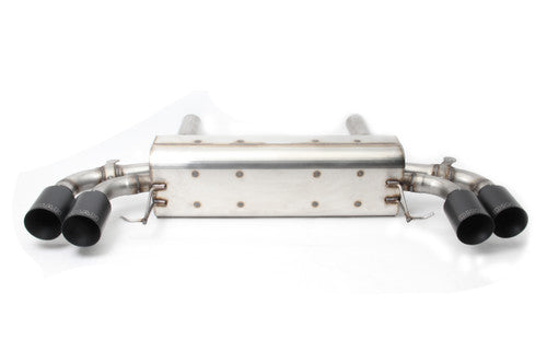 Dinan Valved Stainless Steel Axle-Back Exhaust - Rear Silencer/Back Box/Muffler - 4 inch Black Tips - BMW 5 Series G30 M550i V8 xDrive | Performance Free Flow Exhaust UK