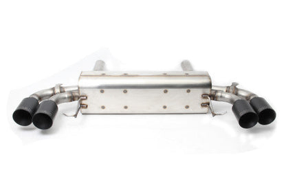 Dinan Valved Stainless Steel Axle-Back Exhaust - Rear Silencer/Back Box/Muffler - 4 inch Black Tips - BMW 5 Series G30 M550i V8 xDrive | Performance Free Flow Exhaust UK