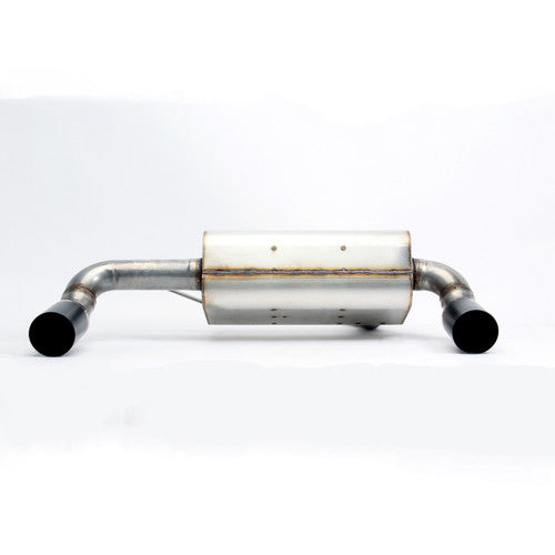 Dinan Free Flow Stainless Exhaust for BMW 440i 4 Series F33 Convertible & F36 Gran Coupe (2017-2018) – B58 Performance Axle-Back/Cat-Back Style Rear Silencer/Back Box – T304, Helmholtz Drone-Reducing, Black 89mm (3.5") Tips