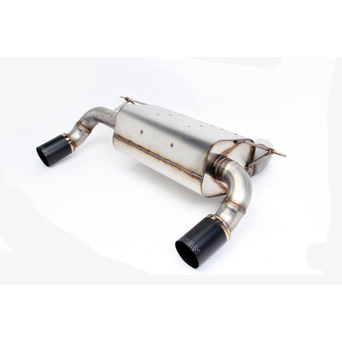 Dinan Free Flow Stainless Exhaust for BMW 440i 4 Series F33 Convertible & F36 Gran Coupe (2017-2018) – B58 Performance Axle-Back/Cat-Back Style Rear Silencer/Back Box – T304, Helmholtz Drone-Reducing, Black 89mm (3.5") Tips