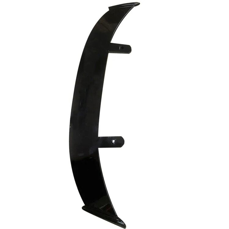 Batwing (Bat Wing) Style Rear Spoiler Wing - Universal Performance Track-Inspired Aftermarket Aero, Drill-Fit Install (Self Tapping Screws) - Aggressive Rear Wing for Coupe, Hatchback and Saloon - Nforcd