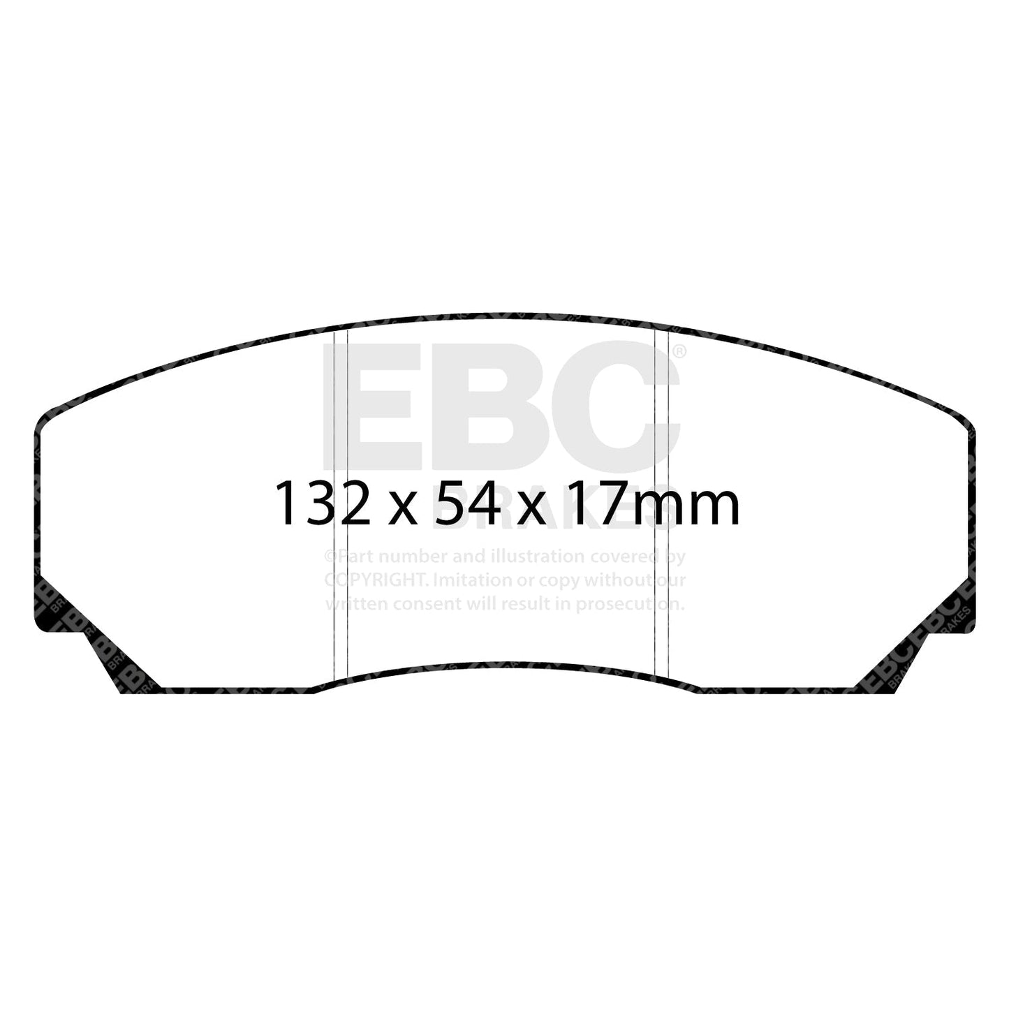 EBC Yellowstuff Apollo-4 300/330/355mm Big Brake Kit Replacement Brake Pads DP4002R