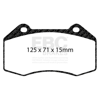EBC Yellowstuff 4000 Performance Front Axle Pads & 312mm Slotted/Dimpled Brake Discs Kit (ATE Caliper) for Audi A1 8X, S1 8X, Seat Ibiza Cupra 6J/6P, VW Polo MK5 â€“ PD13KF741, DP41517R, GD930