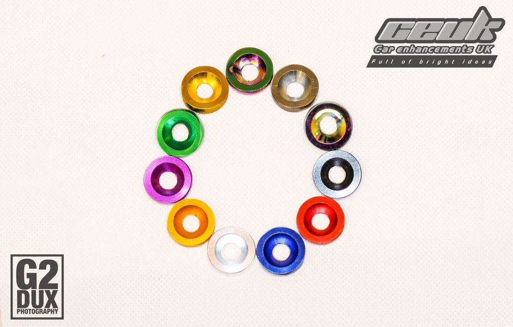 Mk2 Ford Puma Engine Bay Dress-Up Kit – Anodised Washers | CEUK
