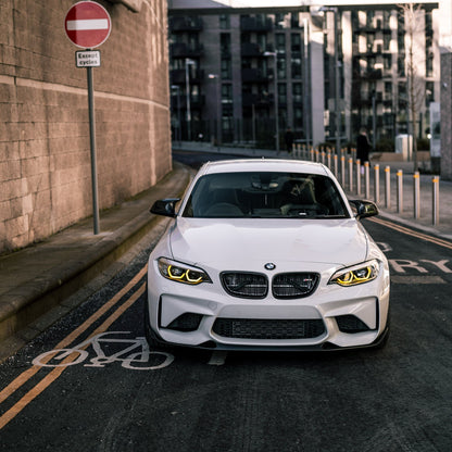 R44 BMW M2/2 Series CSL Yellow Daytime Running Lights LED Module Set (F87/F22/F23)