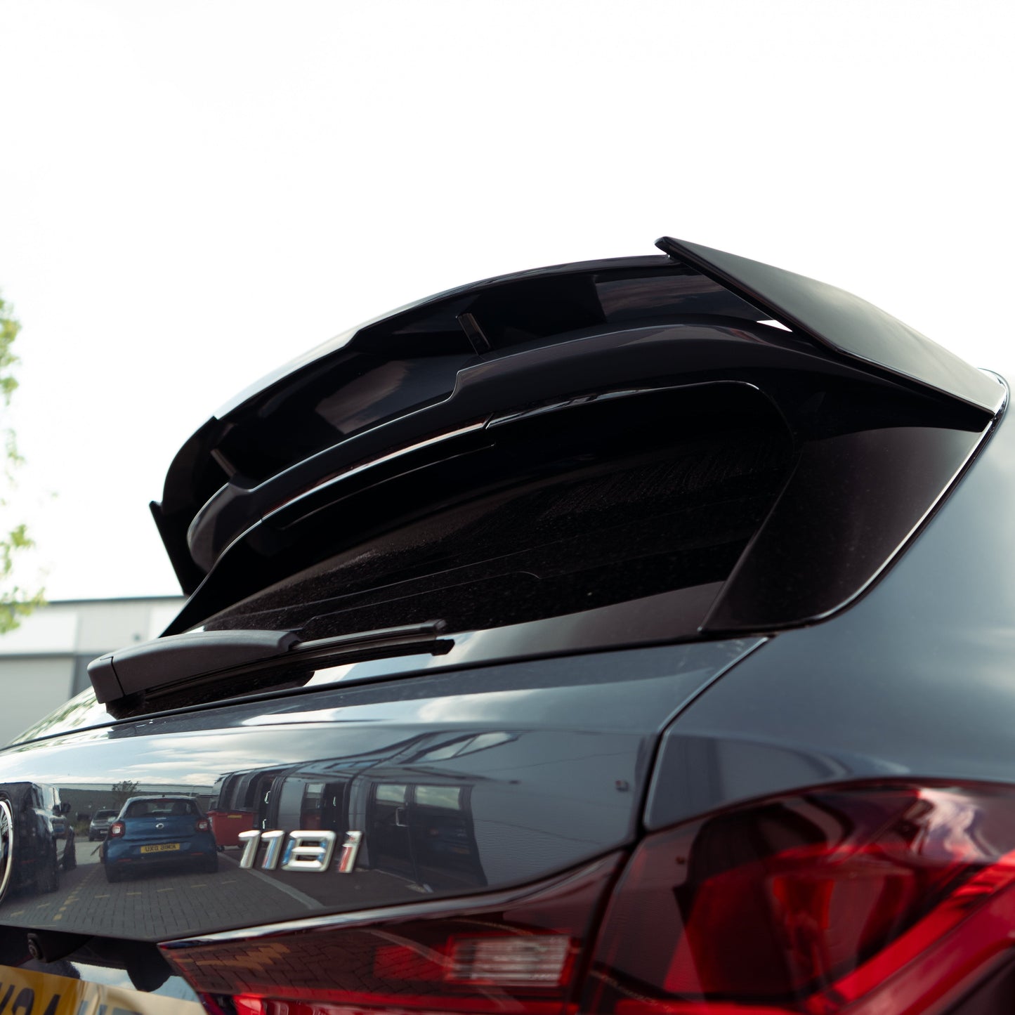 BMW 1 Series F40 2020+ Gloss/Piano Black Body Kit – M Performance/M Sport Style Aero Pack by CT Carbon / CT BLAK | Front Splitter Lip + Rear Diffuser Valance + Boot/Tailgate Spoiler | ABS Black Pack Exterior Styling Upgrade | Shadowline Compatible