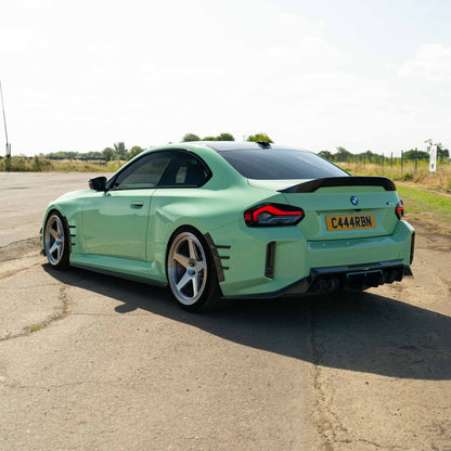 BMW M2 G87 2023-2025 Carbon Fibre Rear Diffuser V2 - CT Design | Gloss Pre-Preg Rear Valance/Bumper Insert, Rear Splitter Lip, Performance Aero Upgrade