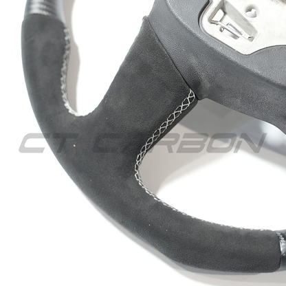 Audi RS6 Avant C8 (2019+) Carbon Fibre/Carbon Fiber Steering Wheel - Bespoke/Custom Upgrade | Aftermarket Replacement Flat-Bottom Performance Wheel by CT Carbon - Interior Styling Tuning Part UK