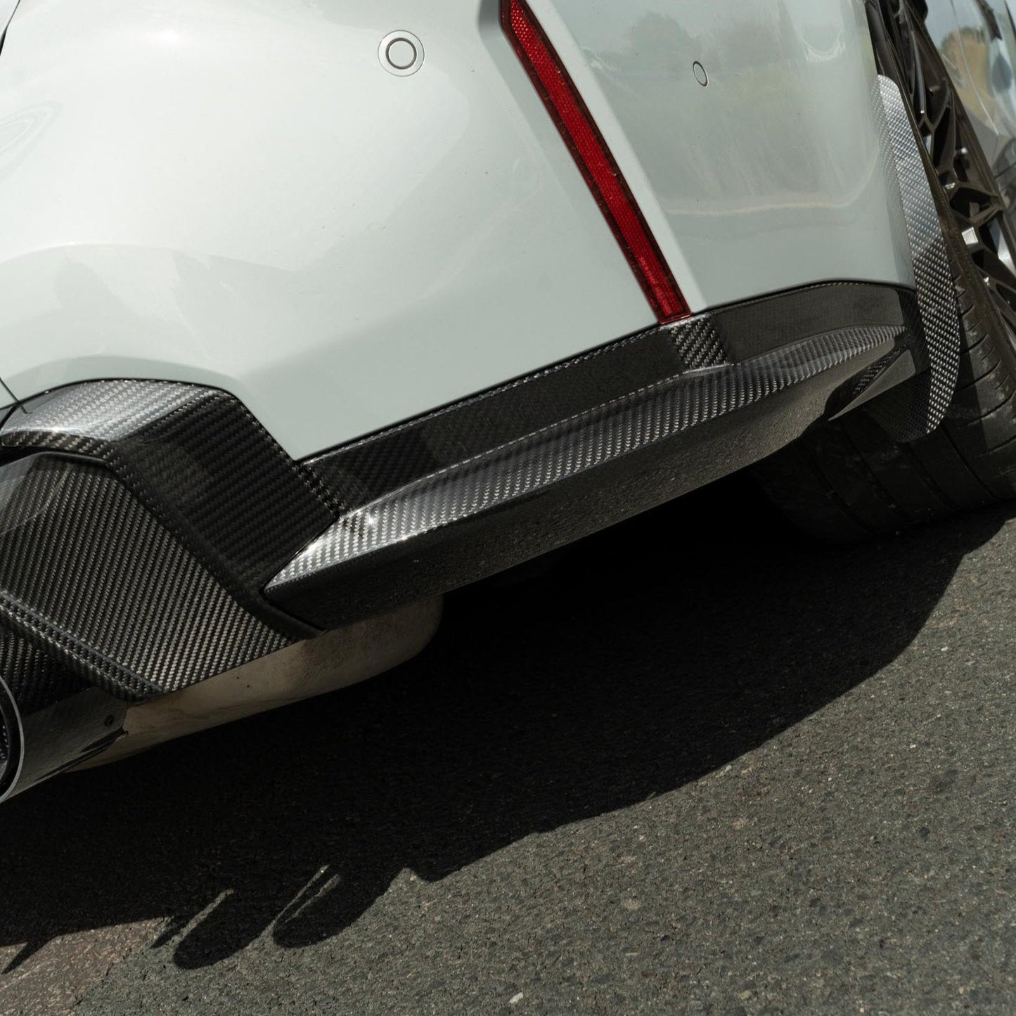 BMW M3 G80/G81 Carbon Fibre Rear Diffuser CT DESIGN - Gloss Pre-Preg | Rear Splitter/Valance/Apron Bumper Insert | Fits 2021–2025 M3 Saloon & Touring, Competition & xDrive | OEM+ Performance Aero