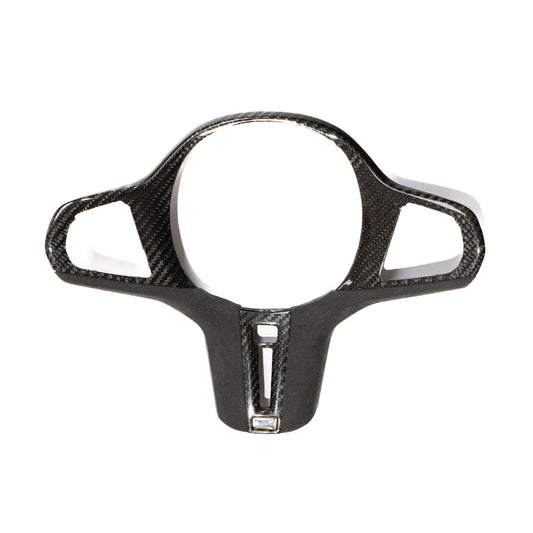 CT Carbon BMW G & F Chassis M Models Carbon Fibre/Carbon Fiber Steering Wheel Centre/Center Trim/Spoke Cover with Alcantara – Heated Wheel + ACC Button – OEM Fit Gloss Carbon Overlay for G20 G80 G22 G82 G30 F90 G05 G01