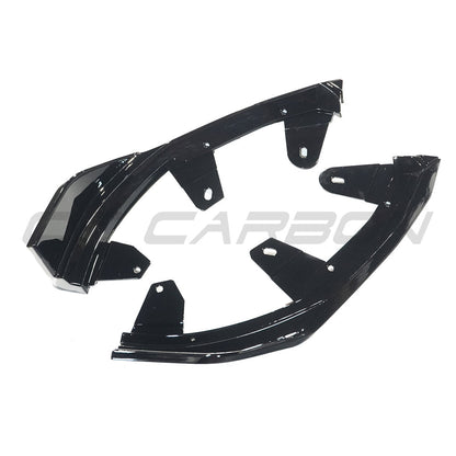 BMW 2 Series G42 Coupe Front Lip Spoiler Splitter (2022+) – Gloss Piano Black ABS M Performance / MP Style – Front Bumper Lip, Chin Spoiler, Aero Lip, Lower Valance Extension – Blak by CT Carbon