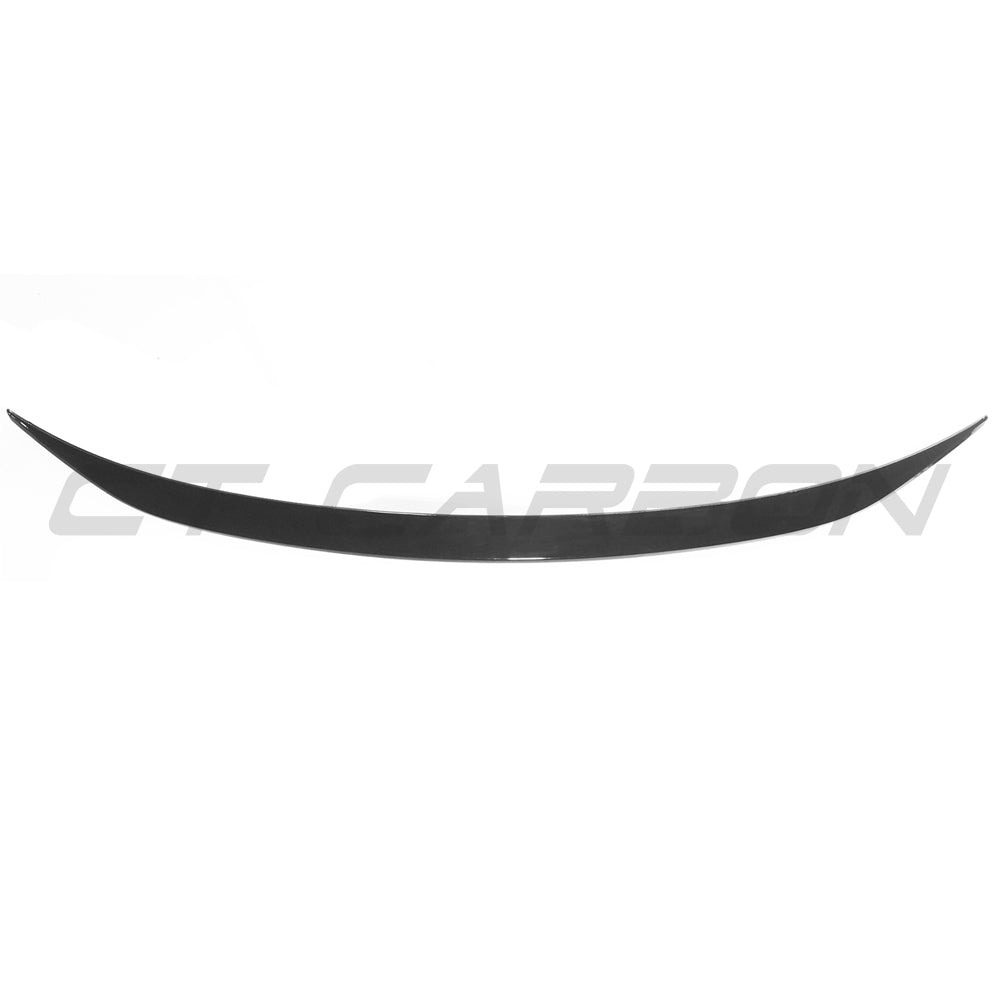 BMW 3 Series G20 / M3 G80 Boot/Trunk Lip Spoiler - Gloss Piano Black Rear Decklid Wing - OEM+ Factory Style ABS, Exact-Fit Performance, Sedan/Saloon 2018+ / 2020+ | CT Carbon BLAK