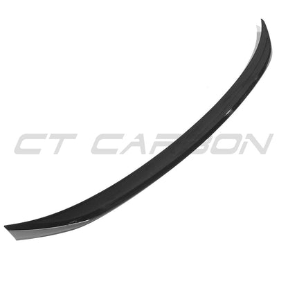 BMW 3 Series G20 / M3 G80 Boot/Trunk Lid Lip Spoiler - High Gloss Piano Black ABS - M Performance Style Rear Wing / Tail Spoiler, OE/OEM+ Fit for Sedan/Saloon (2018-on G20, 2020-on G80) - CT Carbon BLAK