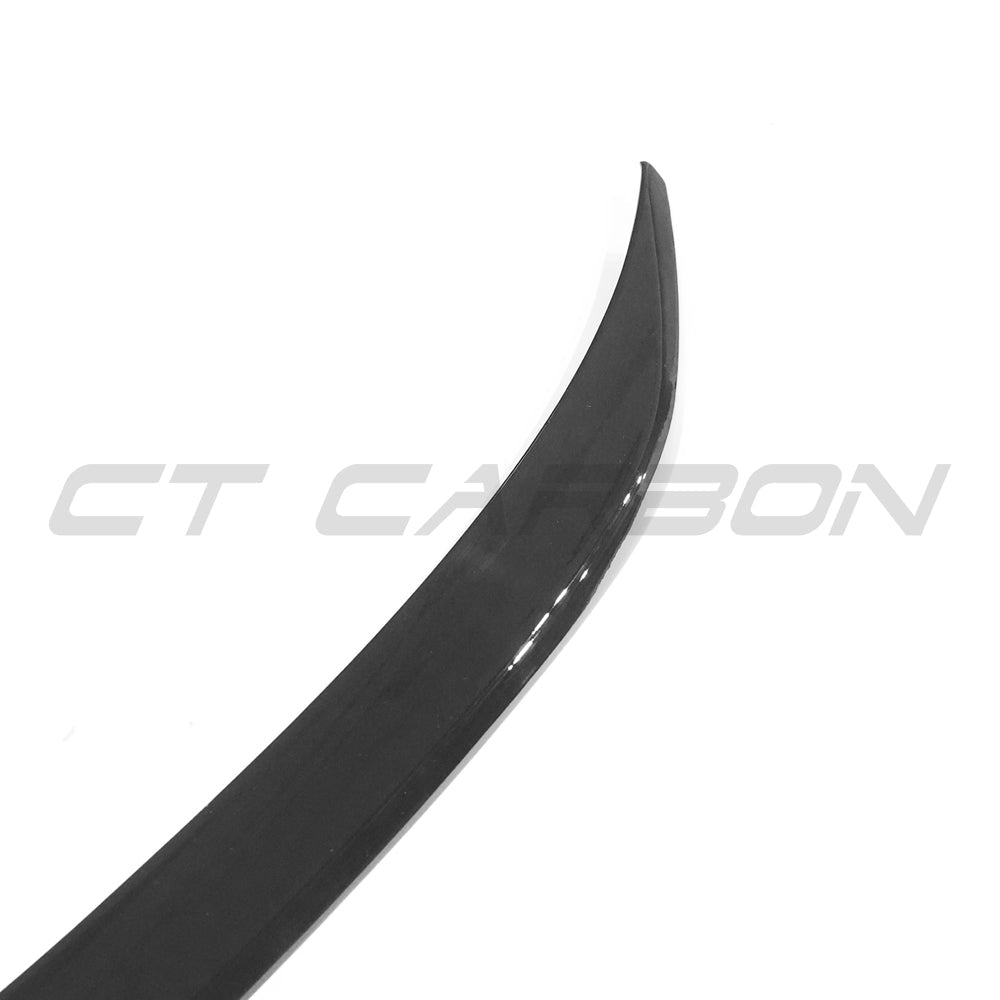 BMW 3 Series G20 / M3 G80 Boot/Trunk Lip Spoiler - Gloss Piano Black Rear Decklid Wing - OEM+ Factory Style ABS, Exact-Fit Performance, Sedan/Saloon 2018+ / 2020+ | CT Carbon BLAK