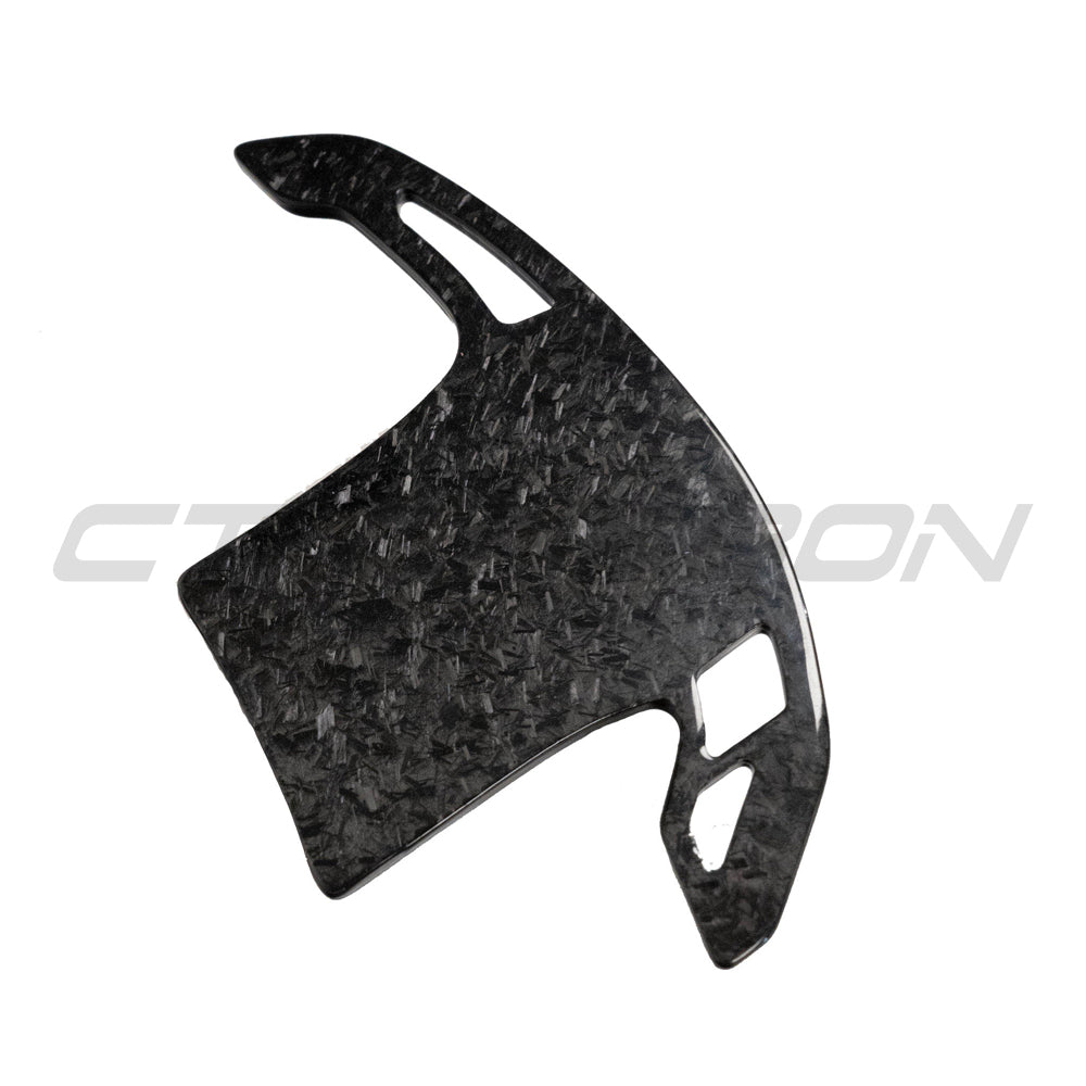 CT Carbon BMW Forged Carbon Fibre Paddle Shifters - Steering Wheel Gear Shift Paddles/Extensions for G20 G21 G22 G23 G80 G81 G82 G83 G42, F90 G30, X3 X4 X5 X6, M2 M3 M4 M5 M8 - Fits A90 Supra & Mini Cooper F56 - M Performance Style Upgrade