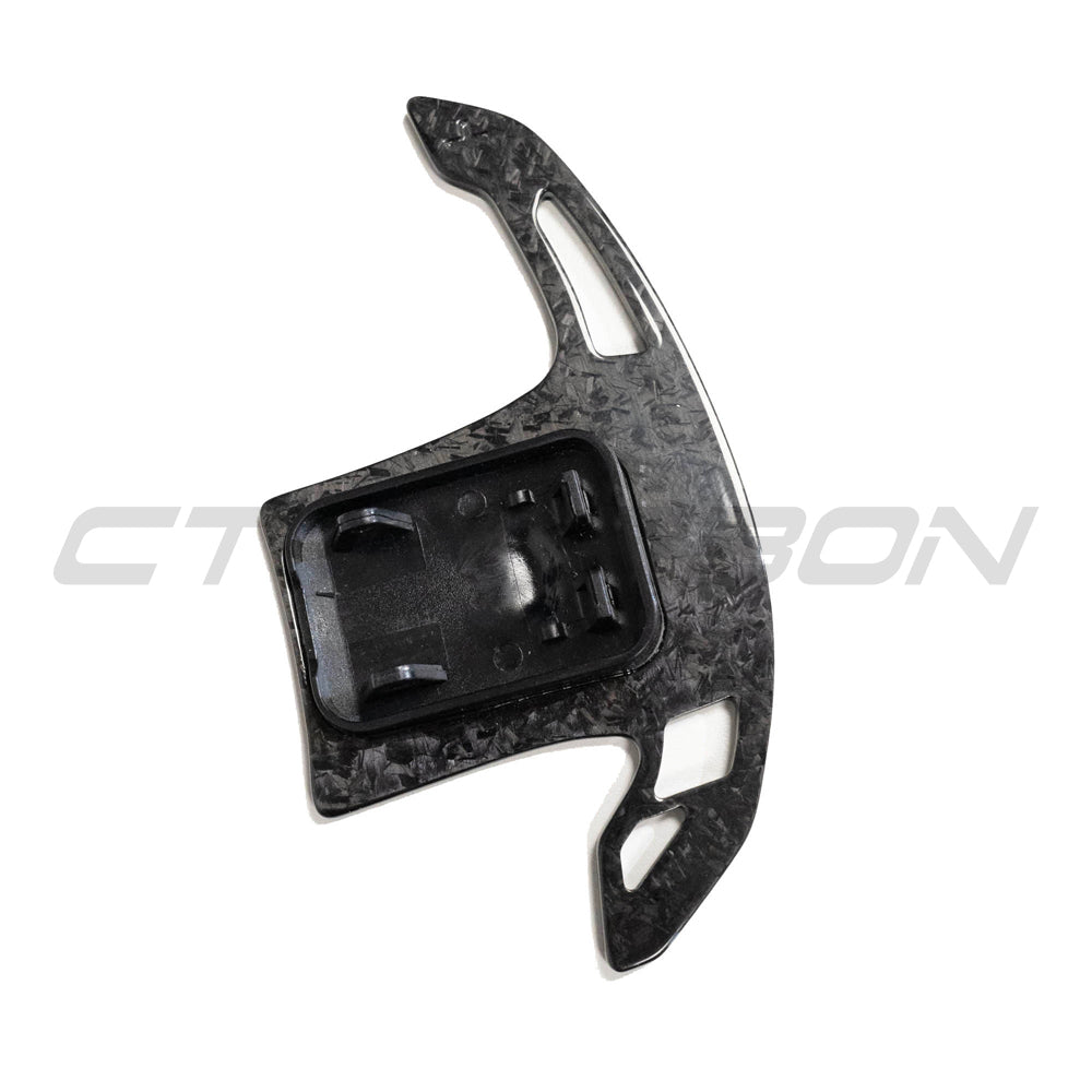 CT Carbon BMW Forged Carbon Fibre Paddle Shifters - Steering Wheel Gear Shift Paddles/Extensions for G20 G21 G22 G23 G80 G81 G82 G83 G42, F90 G30, X3 X4 X5 X6, M2 M3 M4 M5 M8 - Fits A90 Supra & Mini Cooper F56 - M Performance Style Upgrade