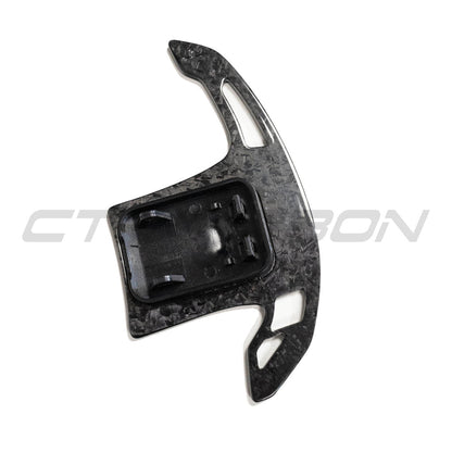 CT Carbon BMW Forged Carbon Fibre Paddle Shifters - Steering Wheel Gear Shift Paddles/Extensions for G20 G21 G22 G23 G80 G81 G82 G83 G42, F90 G30, X3 X4 X5 X6, M2 M3 M4 M5 M8 - Fits A90 Supra & Mini Cooper F56 - M Performance Style Upgrade