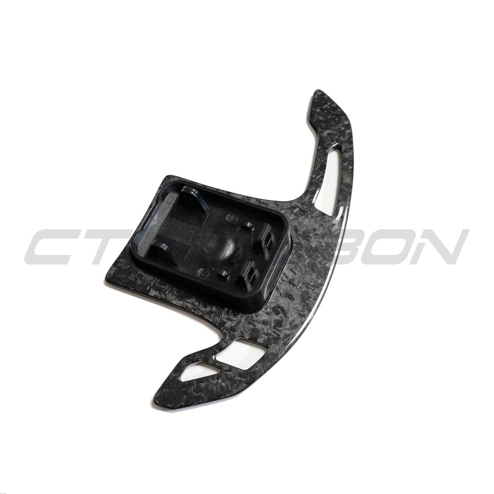 CT Carbon BMW Forged Carbon Fibre Paddle Shifters - Steering Wheel Gear Shift Paddles/Extensions for G20 G21 G22 G23 G80 G81 G82 G83 G42, F90 G30, X3 X4 X5 X6, M2 M3 M4 M5 M8 - Fits A90 Supra & Mini Cooper F56 - M Performance Style Upgrade