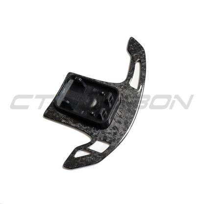 CT Carbon BMW Forged Carbon Fibre Paddle Shifters - Steering Wheel Gear Shift Paddles/Extensions for G20 G21 G22 G23 G80 G81 G82 G83 G42, F90 G30, X3 X4 X5 X6, M2 M3 M4 M5 M8 - Fits A90 Supra & Mini Cooper F56 - M Performance Style Upgrade