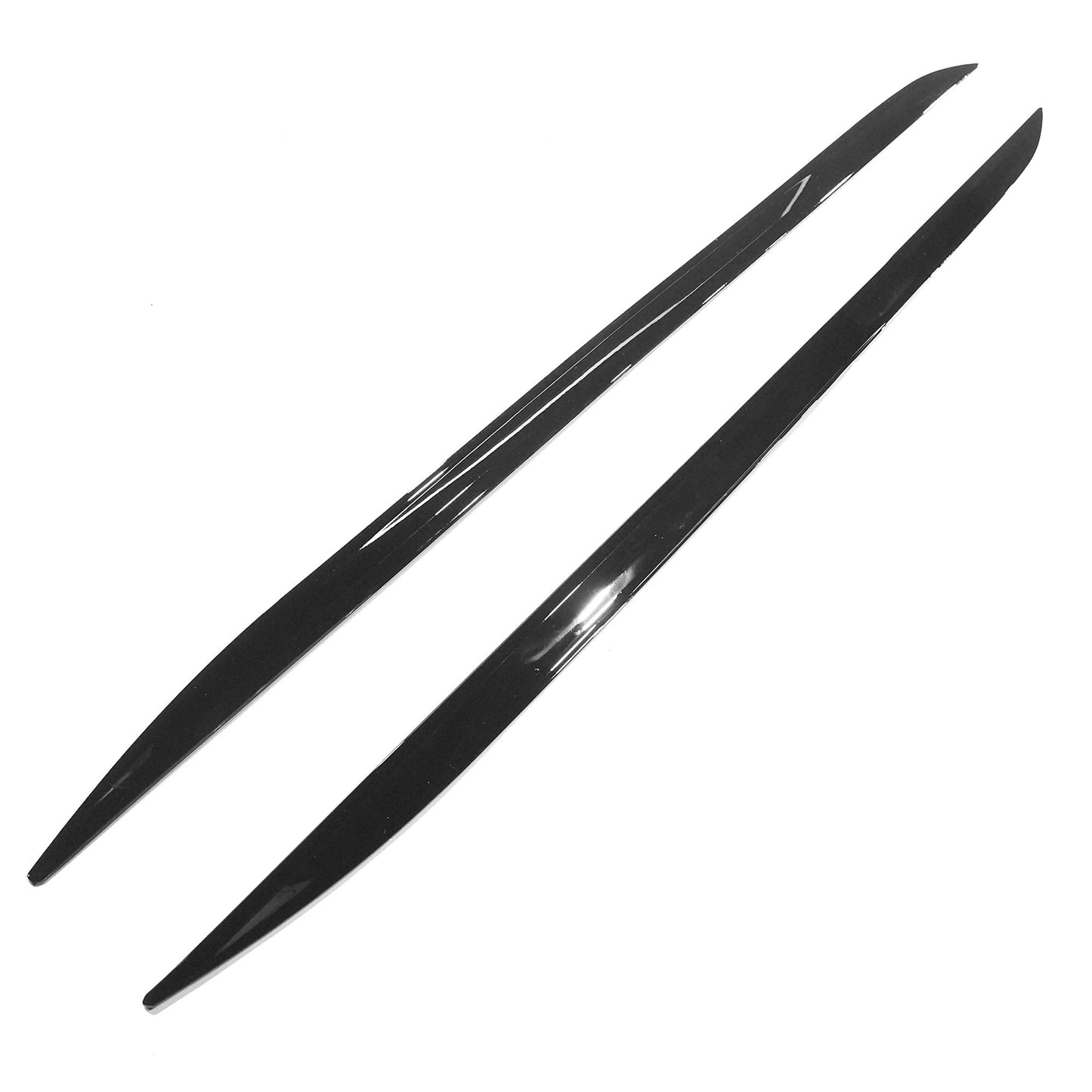 BMW 4 Series G22/G23 Side Skirts Gloss Black - M Performance/MP Style Sill Extensions | Side Splitters/Rocker Panel Skirts/Aero Blades - Coupe & Convertible 2020+ | ABS Piano Black - BLAK by CT Carbon