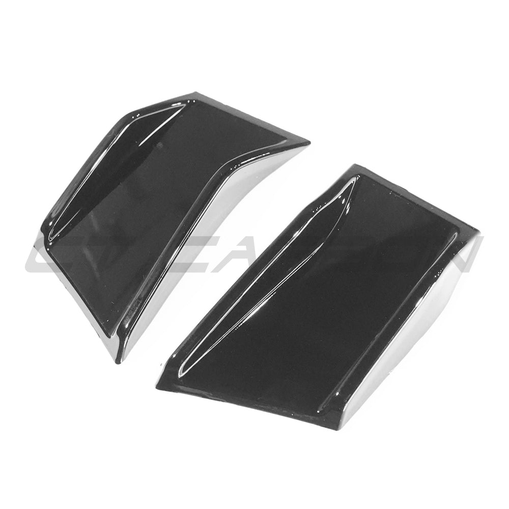 CT Carbon BMW 4 Series G22/G23 Side Gills & Fender Air Breathers – M Performance Style Piano Gloss Black Side Grille Inserts, Wing Vent Trim, Air Outlet Covers (Shadowline) – 2020+ Coupe & Convertible – Set