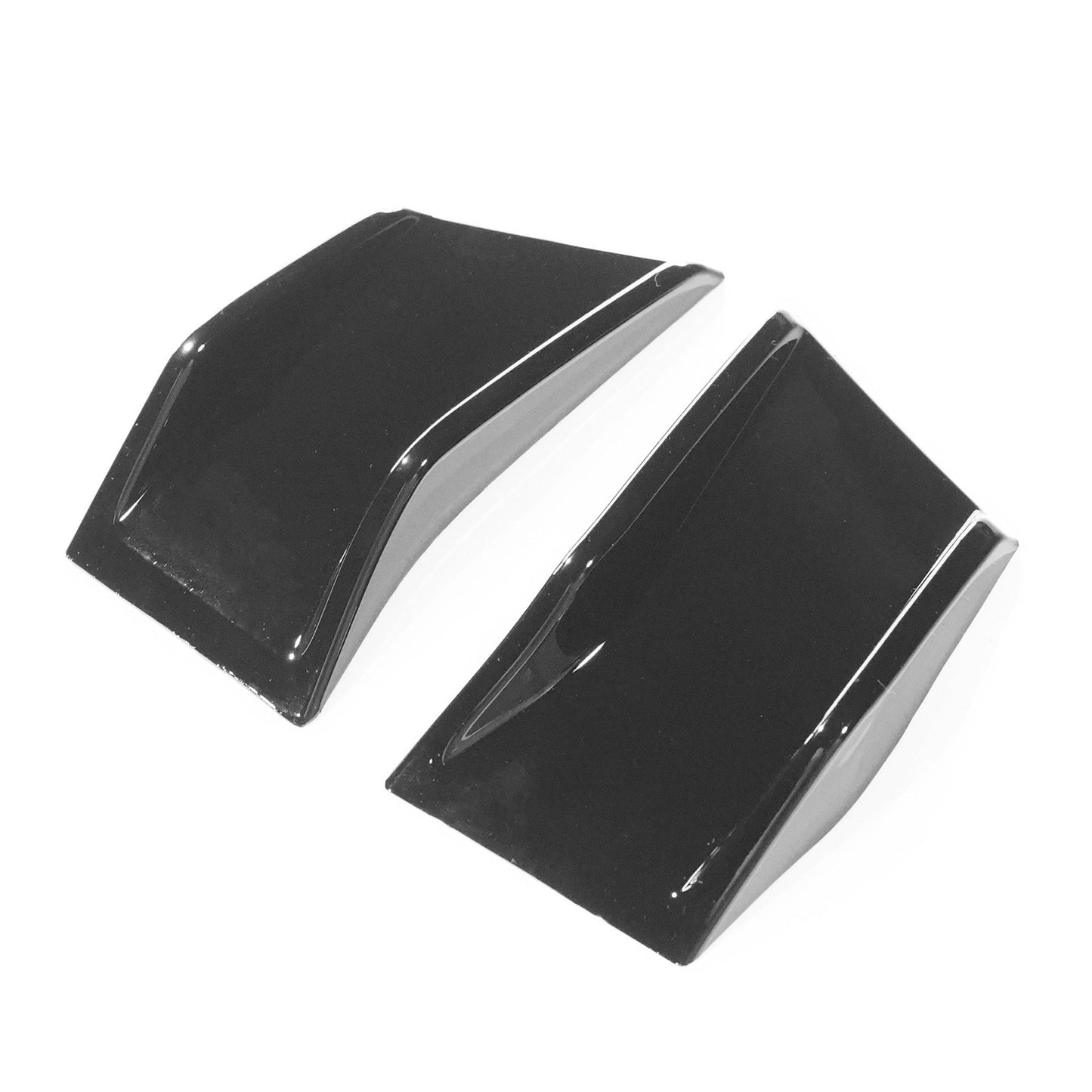 BMW 4 Series G22/G23 2020-2025 Piano Gloss Black Shadowline Side Grilles / Vents / Gills Fender Air Breather Wing Outlet Trim – M Performance Style, OEM+ Upgrade for Coupe & Convertible/Cabriolet by CT Carbon | Air Duct Inserts, Side Scoops Black Pack