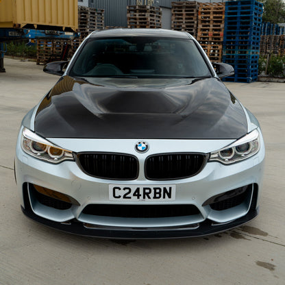 BMW M3/M4 F80 F82 F83 2014-2020 Dry Carbon Front Lip Spoiler / Front Splitter GT Style Pre-Preg – Front Bumper Lip, Chin Spoiler, Valance Aero Upgrade – CT Carbon F8x (incl. M4 Convertible)