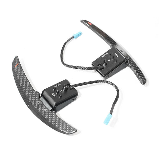 CT Carbon Magnetic Carbon Fibre (Fiber) Paddle Shifters for BMW – Steering Wheel Shift Paddle Upgrade/Extensions | Real Pre-Preg | Fits M2 M3 M4 G80 G82 F80 F82, 3/4 Series, X3 X4, X5 X6, 5/8 Series, A90 GR Supra, Mini F56 Cooper S