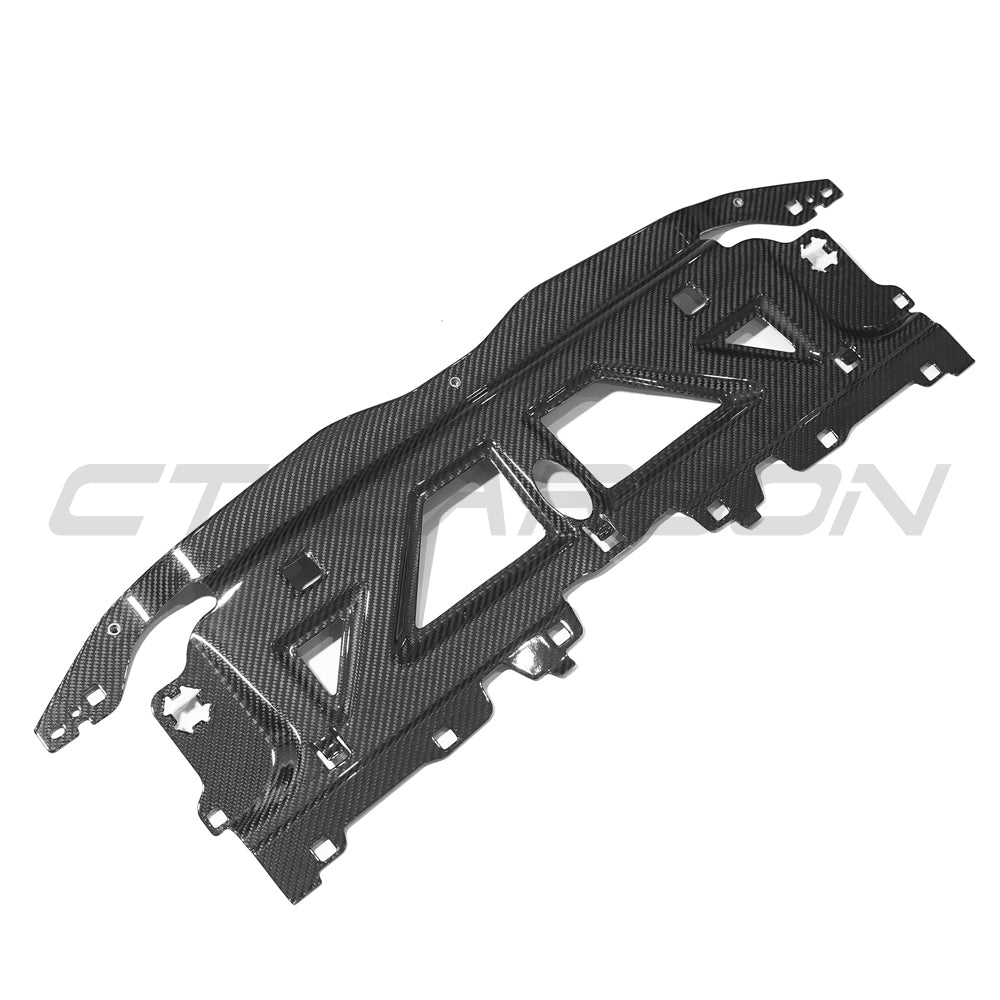 BMW M2 M3 M4 G87 G80 G81 G82 G83 Carbon Fibre Slam Panel Replacement – Upper Radiator Support / Lock Carrier / Radiator Shroud / Core Support – CT Carbon Dry Pre-Preg Engine Bay Upgrade 2021+
