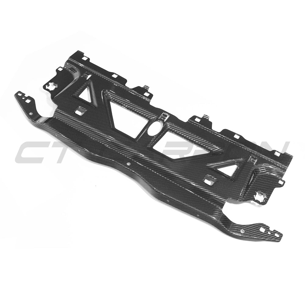 BMW M2 M3 M4 G87 G80 G81 G82 G83 Carbon Fibre Slam Panel Replacement – Upper Radiator Support / Lock Carrier / Radiator Shroud / Core Support – CT Carbon Dry Pre-Preg Engine Bay Upgrade 2021+