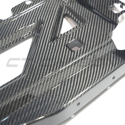 BMW M2 M3 M4 G87 G80 G81 G82 G83 Carbon Fibre Slam Panel Replacement – Upper Radiator Support / Lock Carrier / Radiator Shroud / Core Support – CT Carbon Dry Pre-Preg Engine Bay Upgrade 2021+