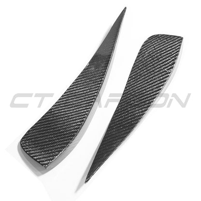 Audi A3 8V S-Line & S3 2013-2016 Saloon/Sedan Pre-Facelift Carbon Fibre/Carbon Fiber Front Bumper Canards Dive Planes Winglets Aero Fins | CT Carbon