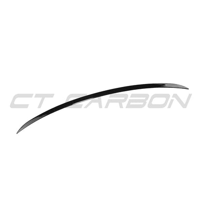 BMW 5 Series G60 & i5 (2023+) Gloss Piano Black Boot Lip / Trunk Lip Rear Spoiler Wing - Saloon/Sedan - OEM+ Shadowline Style - BLAK by CT Carbon