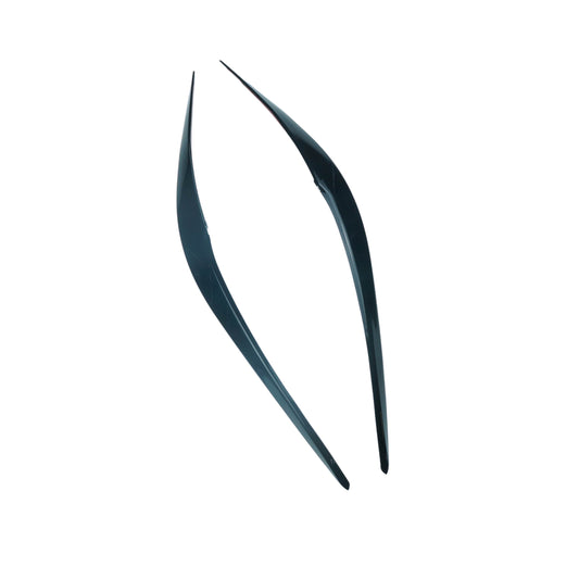 BMW M2 F87 & 2 Series F22 Headlight Eyelids/Eyebrows Covers - Gloss Black ABS Headlamp Brow Trim Garnish Overlays for M2/M2 Competition 2015-2020 & 2 Series Coupe 2014-2020 by CT Carbon