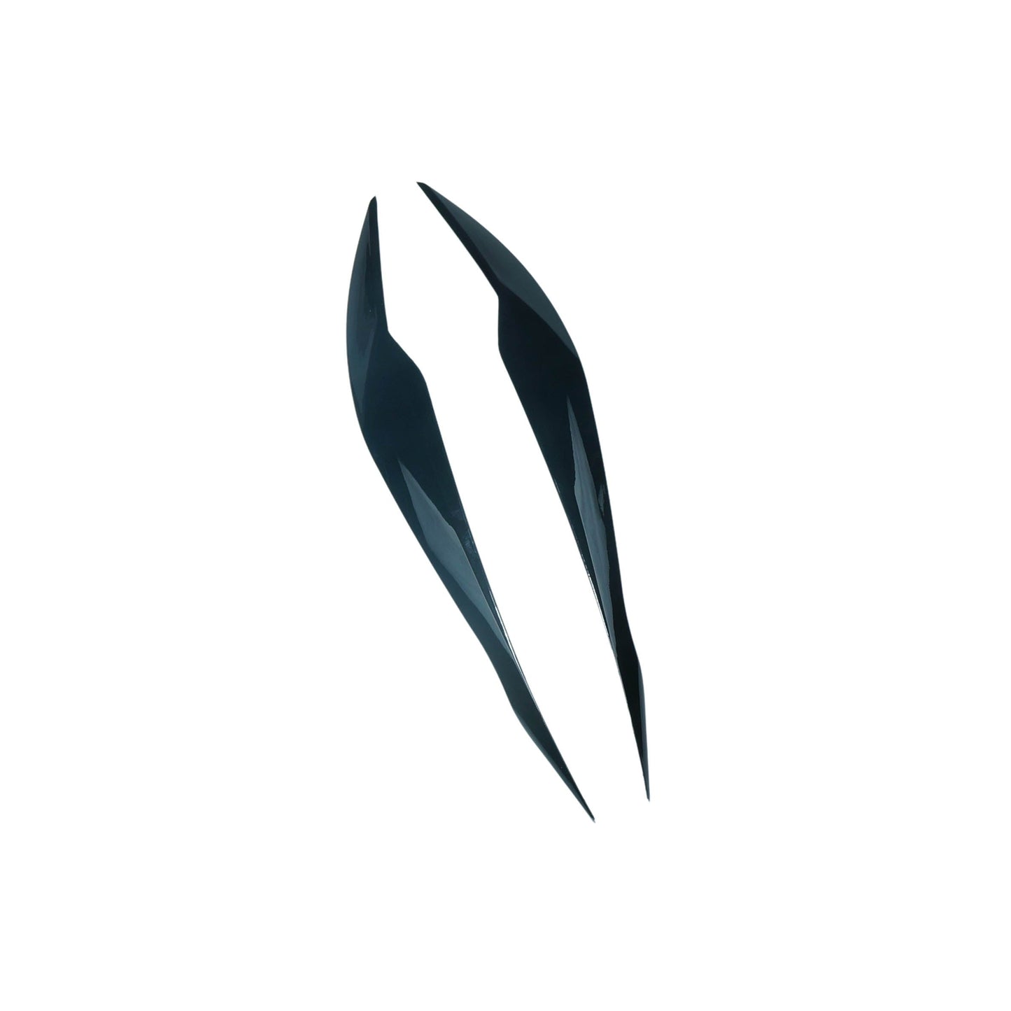 BMW 3 Series F30 F31 2013-2019 Gloss Black Headlight Eyebrows / Eyelid Covers – Piano Black Light Brows, Headlamp Trim/Garnish ABS for Saloon & Touring (CT Carbon)