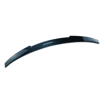 BMW 4 Series G26 Gran Coupe & i4 (2020+) High Gloss Piano Black Boot/Trunk Lip Spoiler - V1 Style ABS Rear Tailgate/Decklid Wing - CT Carbon Performance Rear Lip