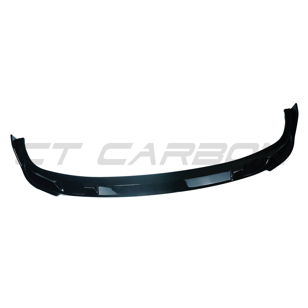 BMW 3 Series (3er) G20/G21 LCI Facelift 2022-2025 Front Lip Spoiler Splitter V2 - Gloss Piano Black ABS Chin Spoiler, Front Bumper Lip/Aero Valance (Saloon & Touring)