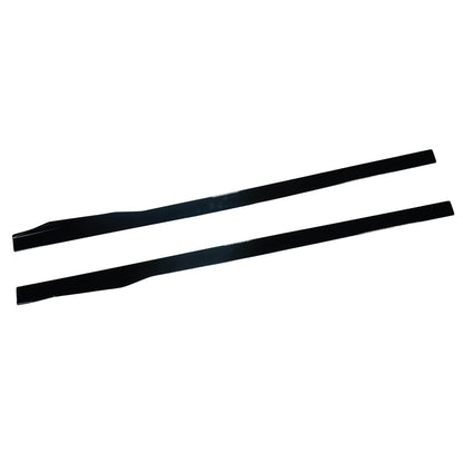CT Carbon Gloss Piano Black Side Skirt Extensions/Splitters for BMW 8 Series G14 G15 (2018-2025) Convertible/Cabriolet & Coupe – ABS Side Blades/Lips Rocker Panel/Sill Extensions OEM Style Body Kit