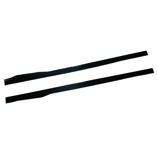 CT Carbon Gloss Piano Black Side Skirt Extensions/Splitters for BMW 8 Series G14 G15 (2018-2025) Convertible/Cabriolet & Coupe – ABS Side Blades/Lips Rocker Panel/Sill Extensions OEM Style Body Kit