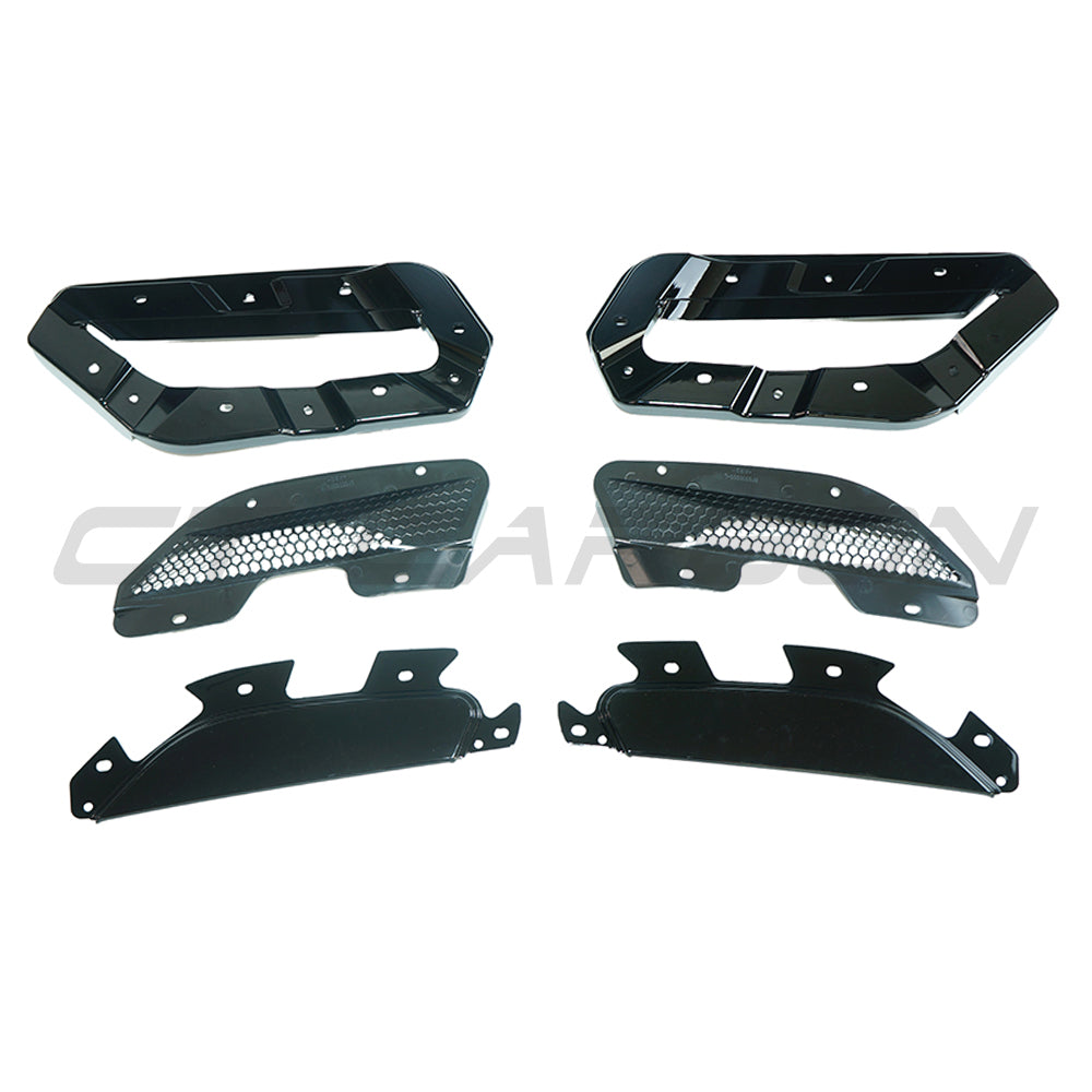 BMW 5 Series G30/G31 2016‑2023 & F90 M5 2018‑2024 Vented Aluminium (Aluminum) Bonnet/Hood – Heat Extractor Performance Alloy Engine Hood, Aftermarket Replacement, Paint‑Ready – Fits Saloon/Sedan & Touring/Estate – CT Carbon