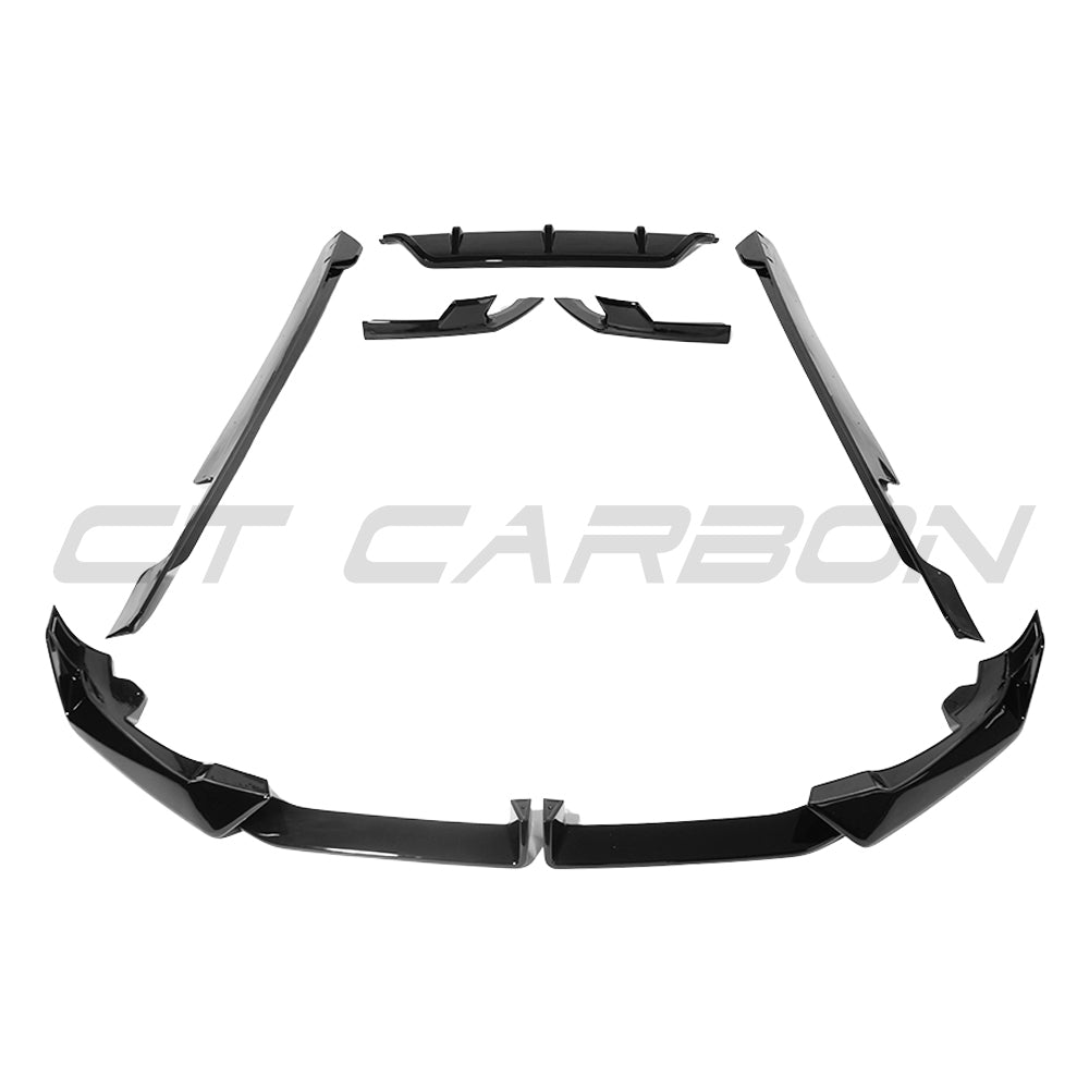 BMW X6 G06 LCI 2024+ Facelift High Gloss Black Pack - CT Carbon Exterior Styling Kit | Dechrome Shadowline Blackout Trim Set | Full Piano Black Body/Aero Kit