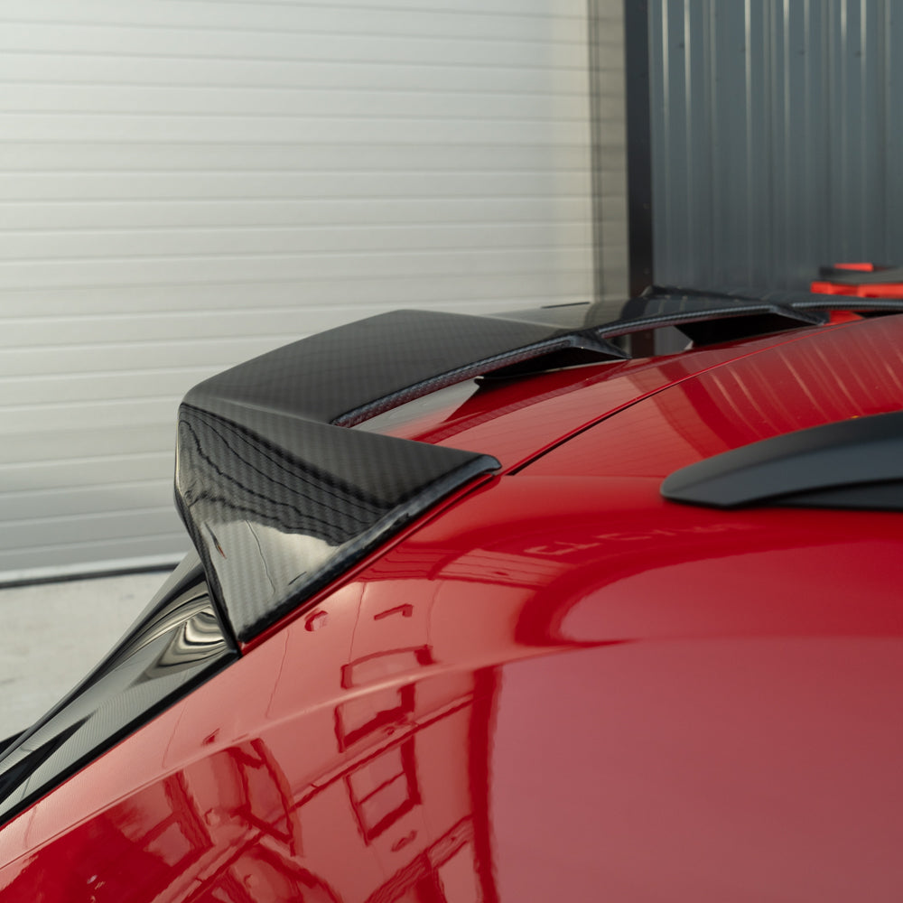 Audi RS4 Avant Estate B9.5 Facelift Carbon Fibre Body Kit by CT Design – 6pc Aero Styling Pack (Front Splitter, Side Skirts, Diffuser, Roof & Tailgate Spoilers, Canards) – Dry Pre