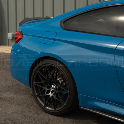 Basic Carbon Performance Style Dry Carbon Fibre Side Skirts / Extensions for BMW M3 M4 (F80 F82 F83) - Pre-Preg Carbon Aero - Fits 2014-2019 - BC99889
