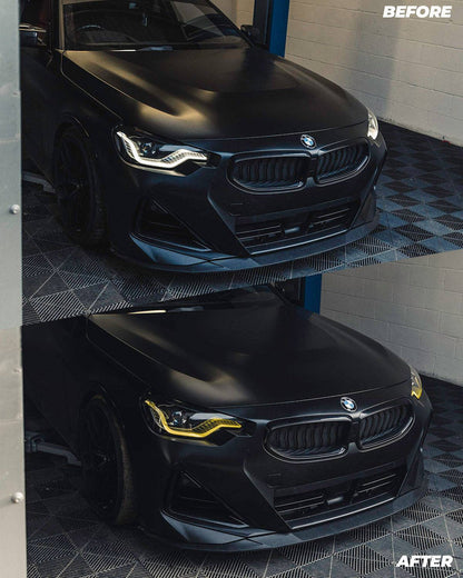 BMW 2 Series M240i G42 & M2 G87 CSL Style Yellow DRL LED Module Set  Adaptive Headlights Plug & Play (2021+ M240i, 2023+ M2)