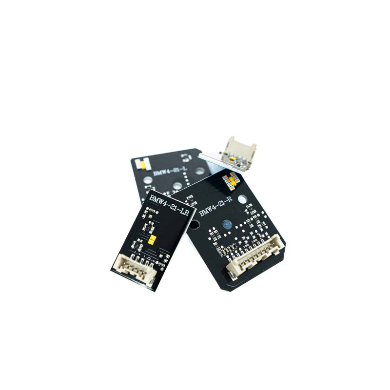 AutoID CSL Style Yellow Headlight DRL LED Module Set for BMW G8X M3 G80/G81, M4 G82/G83 & 4 Series G22/G23 (2020+)  Plug & Play Laserlight Upgrade